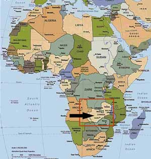 map of Africa