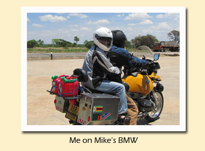 me on Mike's BMW