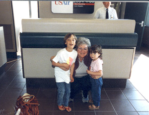 Saying Goodbye at the airport