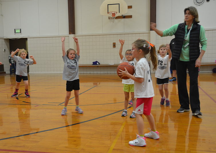 Madison's First Grade Basketball Game