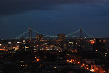 Verrazano Bridge at night