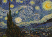 Starry Night, Van Gogh, 1889