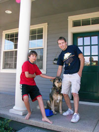 mark, hunter, and kenai