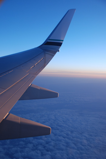 Sunset Flight, photo by J. Meyer